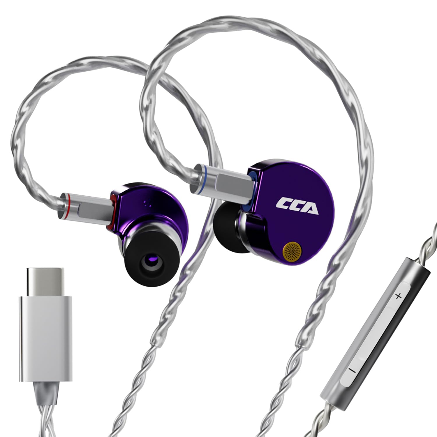 cca phoenix in-ear monitor headphones clear hifi sound deep bass