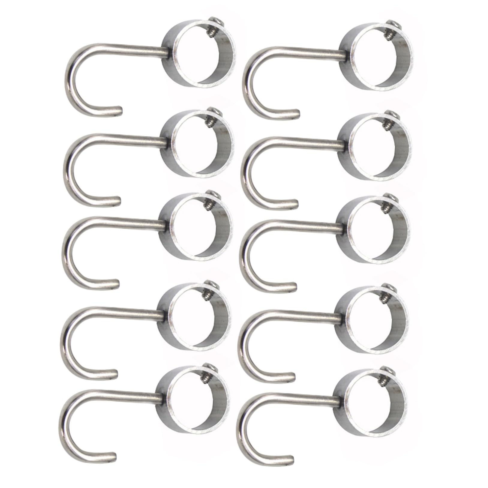 Crochets robustes et légers Homoyoyo en acier inoxydable pour organisation de placard