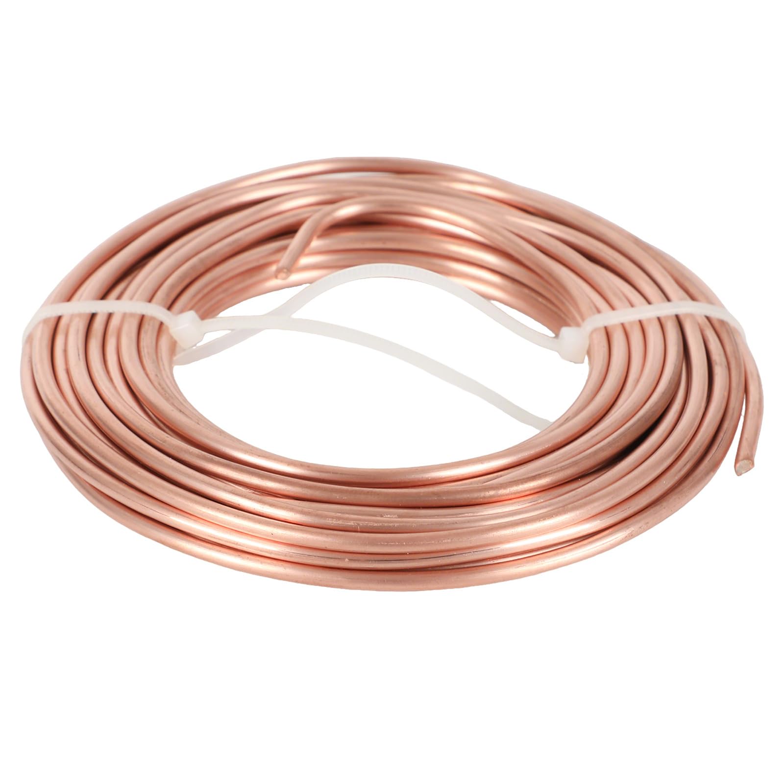 Reiner Kupferdraht, Ø 0.5/0.8/1/1.5/2/2.5/3mm Blanker T2 Kupferdraht, 500g Kupferspule für Gartenarbeit, Reiner Kupferkabel für Elektrotechnik und DIY Handwerk (3mm-8m)