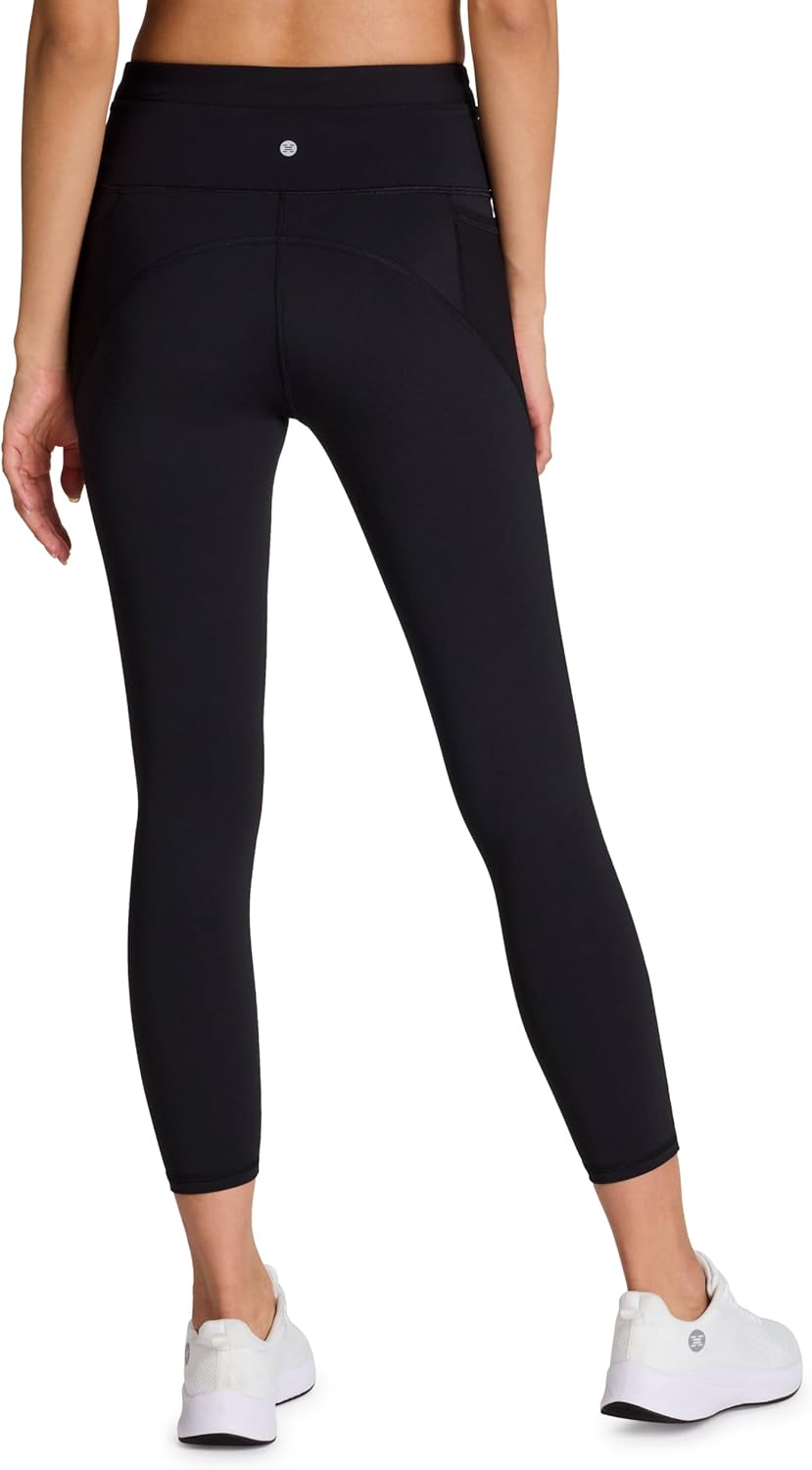 RBX Squat Proof Legging for Women, Moisture Wicking Running Yoga Legging with Pockets Everyday High Impact Workout Tights - Image 4