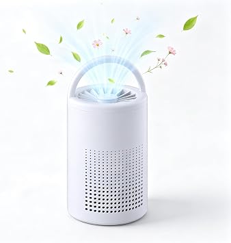 Mini Air Purifier, USB-C, Compatible with H13 HEPA Filter for Home, office