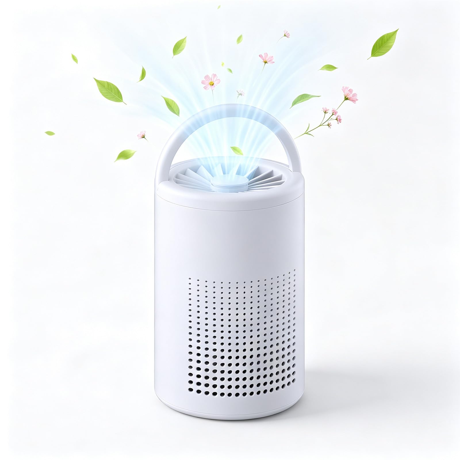 Mini Air Purifier, USB-C, Compatible with H13 HEPA Filter for Home, office