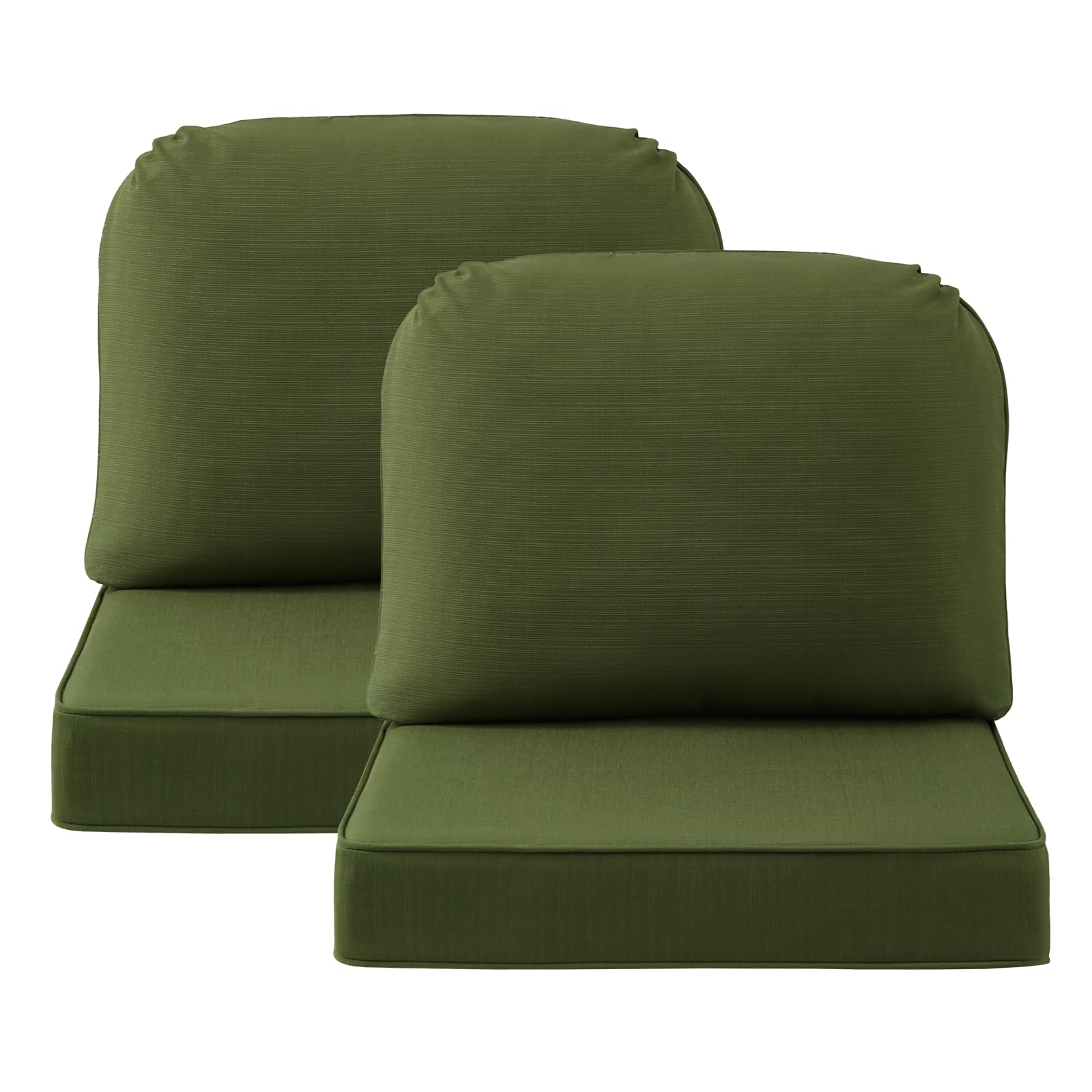 Photo 1 of ***Factory seal****

Supdurplus Outdoor Cushions for Patio Furniture Set of 2, 24"x24" Water Repellent Chair Cushions Removable Seat Bottom & Back Cushion Covers for Chair
