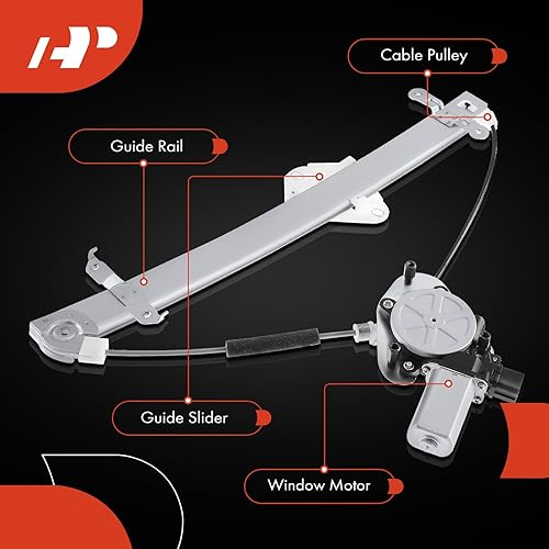 Miniatura 6 de A-Premium Elevalunas eléctrico con motor compatible con Subaru Legacy Outback 2010-2014 Delantero derecho