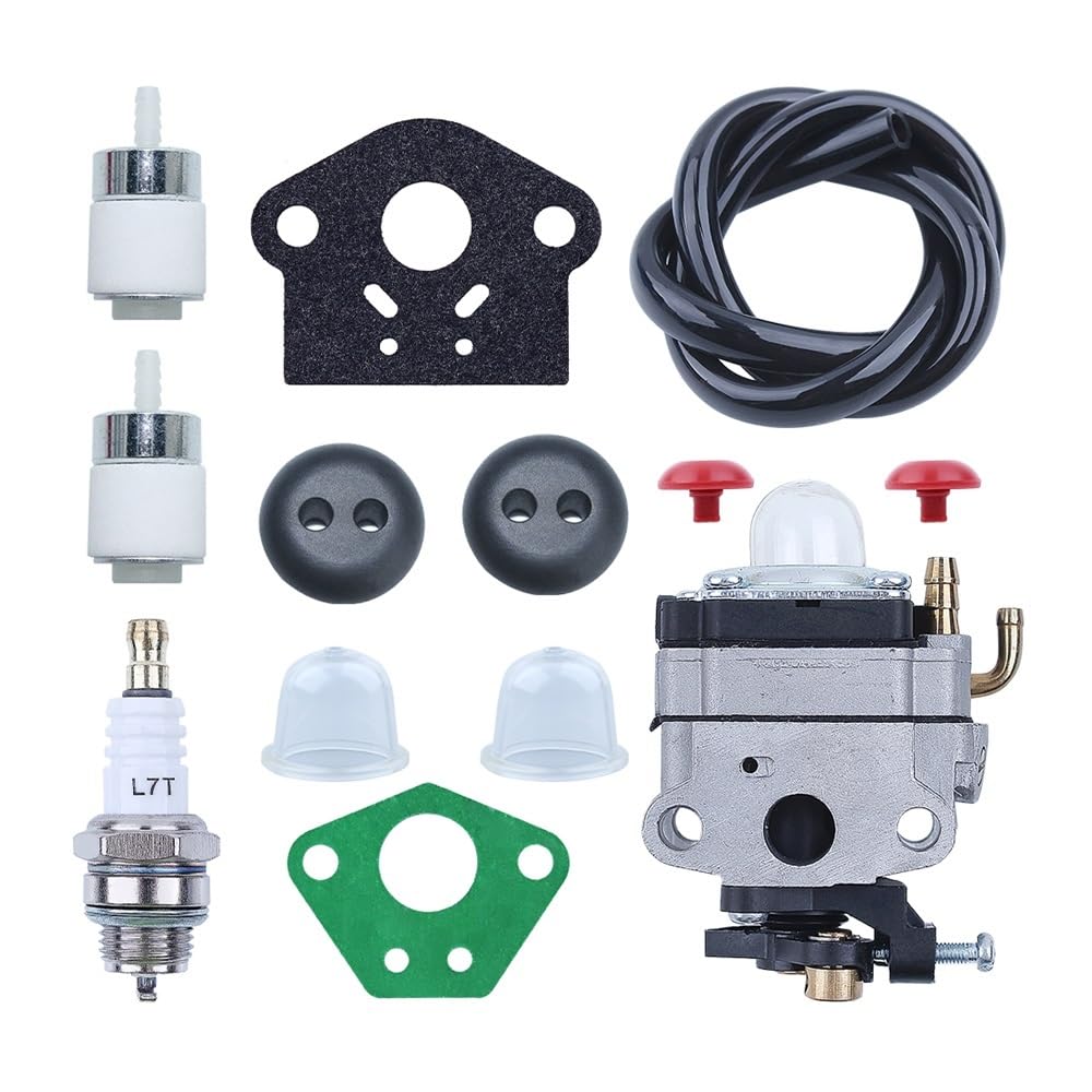 Herramientas de jardín Línea de Filtro de Combustible del carburador Compatible con TB144, TB26CO, TB415CS, TB465SS. Reemplazar por 753-1225, 753-04296 y 753-05251.