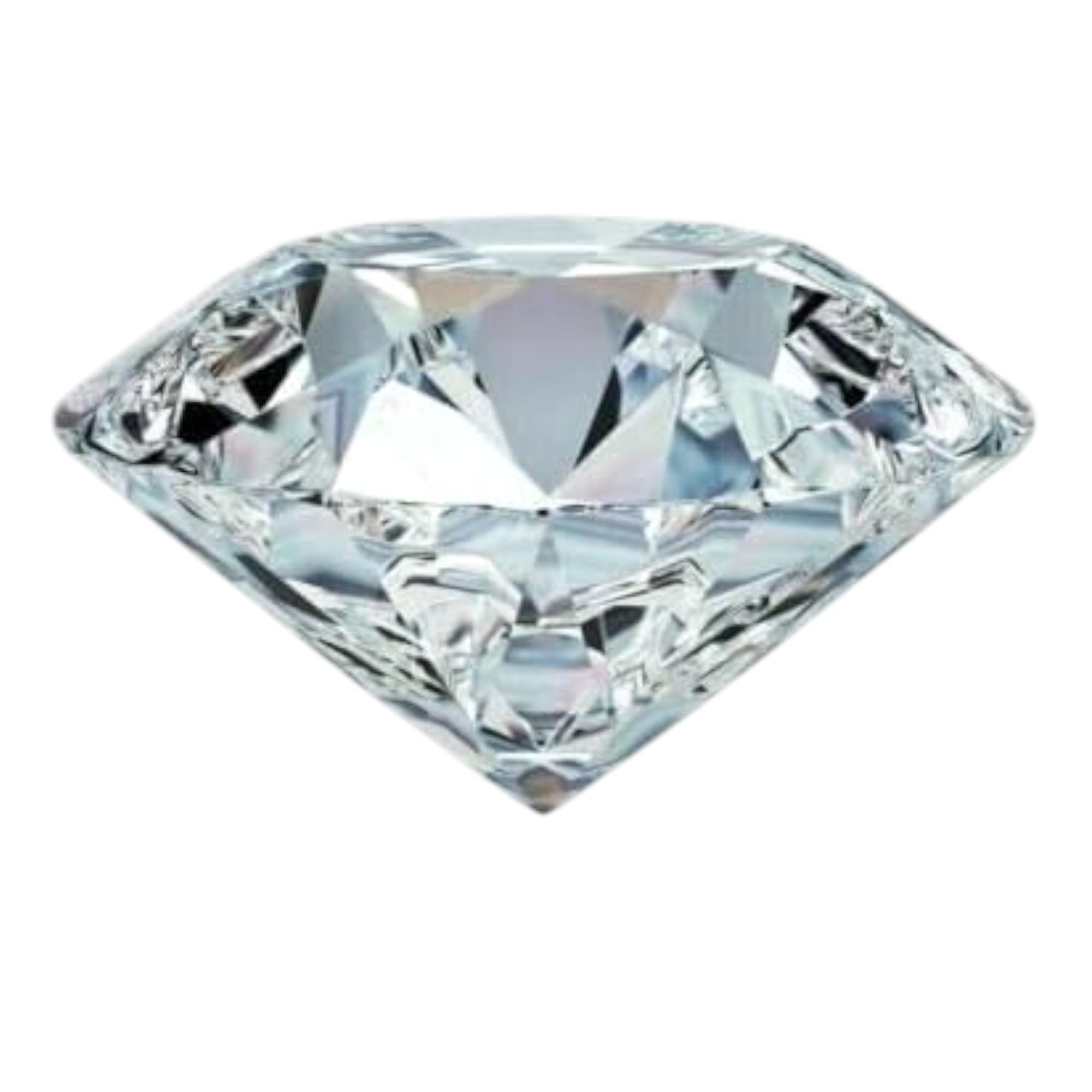 Lab-Grown White CVD Diamond – 2 Ct Round Cut Loose Gemstone | VVS1 Clarity GIE Certified Stone for Engagement Rings & Jewelry Making