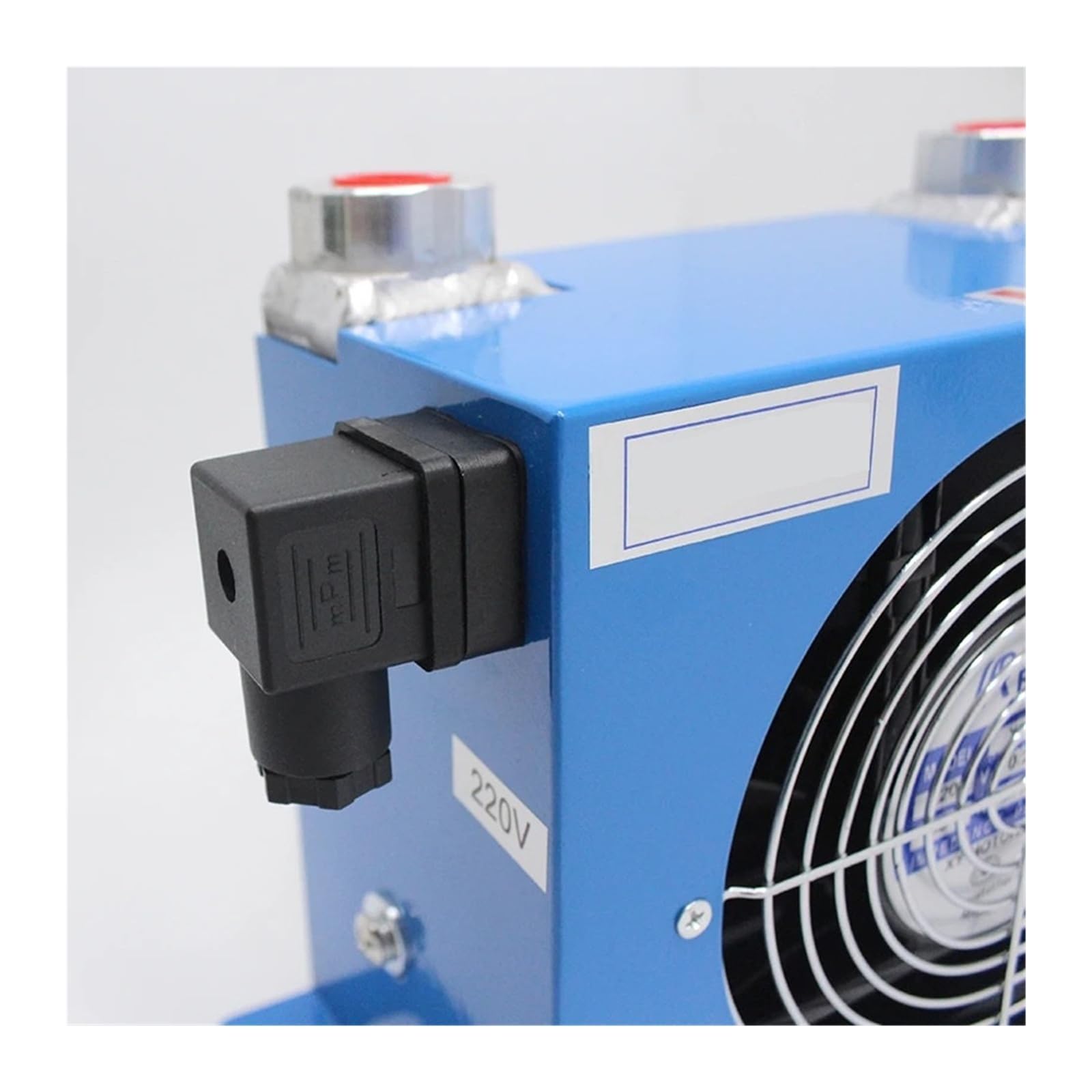 AH0607T-CA Flusso 40L/min Radiatore olio idraulico Raffreddamento olio Scambiatore di calore Piastra radiatore Pin Fan for macchinari(AC380V)