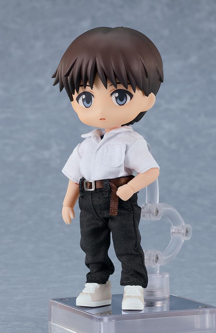 Good Smile Company Nendoroid Doll Evangelion New Movie Version Shinji Anchor Non-Scale, Cloth & Magnet & Plastic Pre-Painted Action Figure