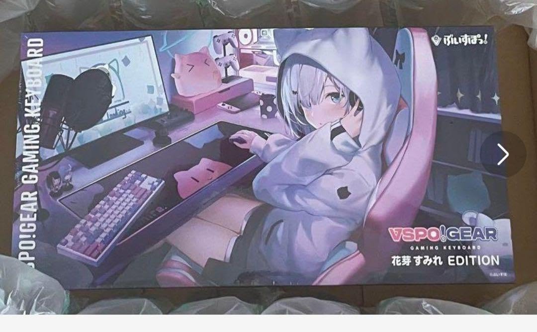 Amazon.co.jp: VSPO GEAR ゲーミングキーボード 花芽すみれ : パソコン 