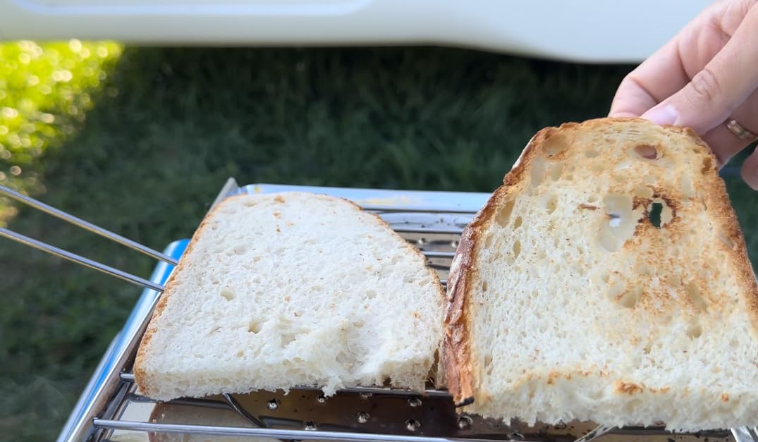 Genérico Sartén Tostadora Parrilla Arepera Pan Chileno. Compacta. Perfecta para el mundo camping, camper, autocaravanista