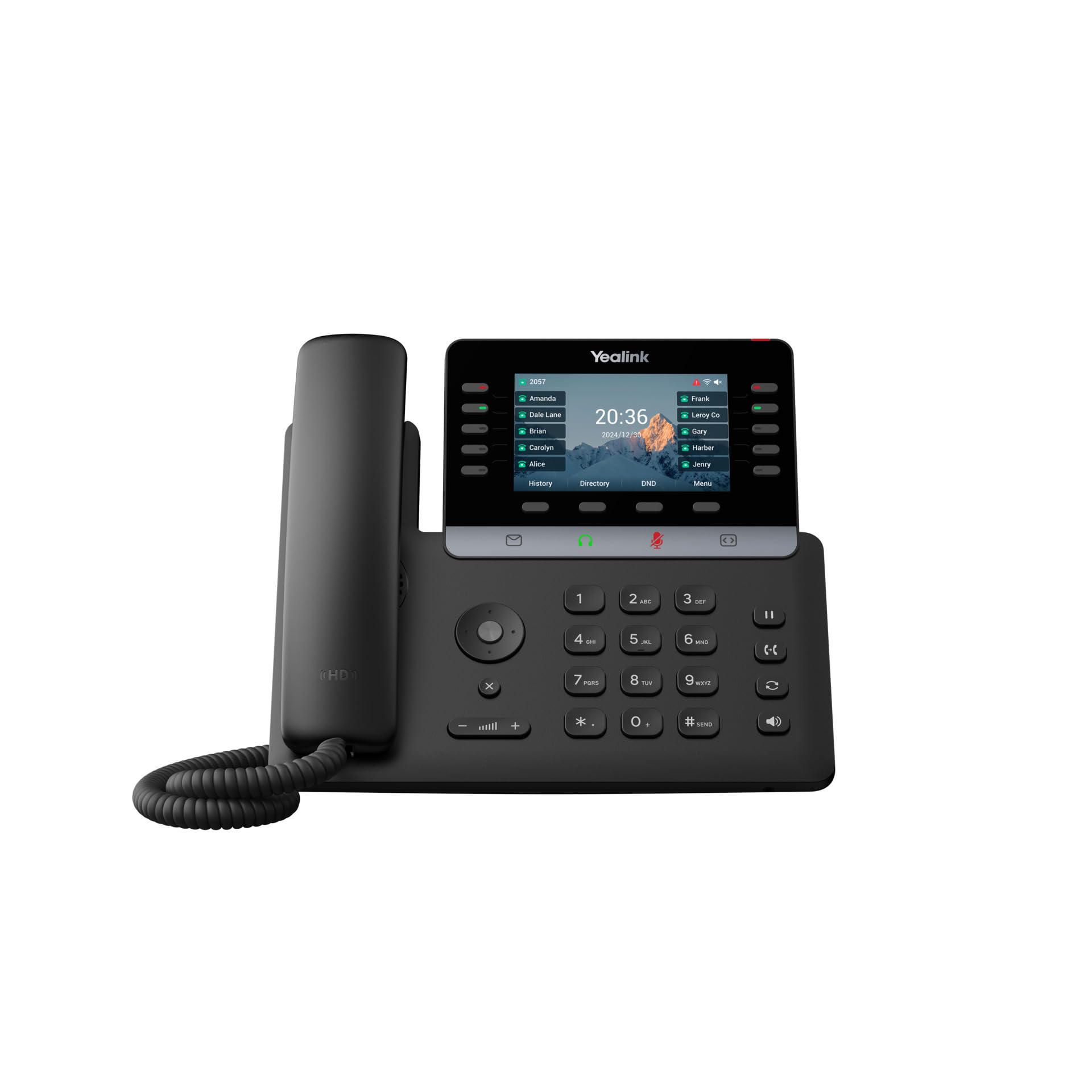 Yealink teléfono SIP -T74U Negro - VoIP-Telefon (1301222)