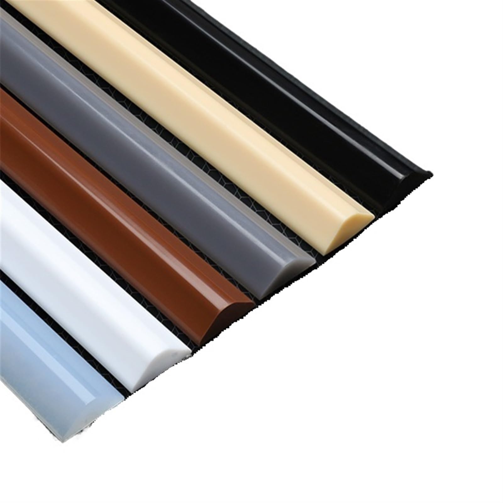 HUDFVIOI Wet Room Floor Barrier Dry And Wet Separation Bathroom Water Stopper Partition Flood Barrier Rubber Dam Silicon Blocker Don't Slip Sealing Strip for Bathroom(White,200cm)