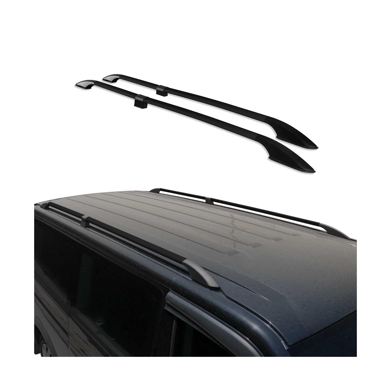 OMAC Dachreling Aluminium Schwarz D7521934B