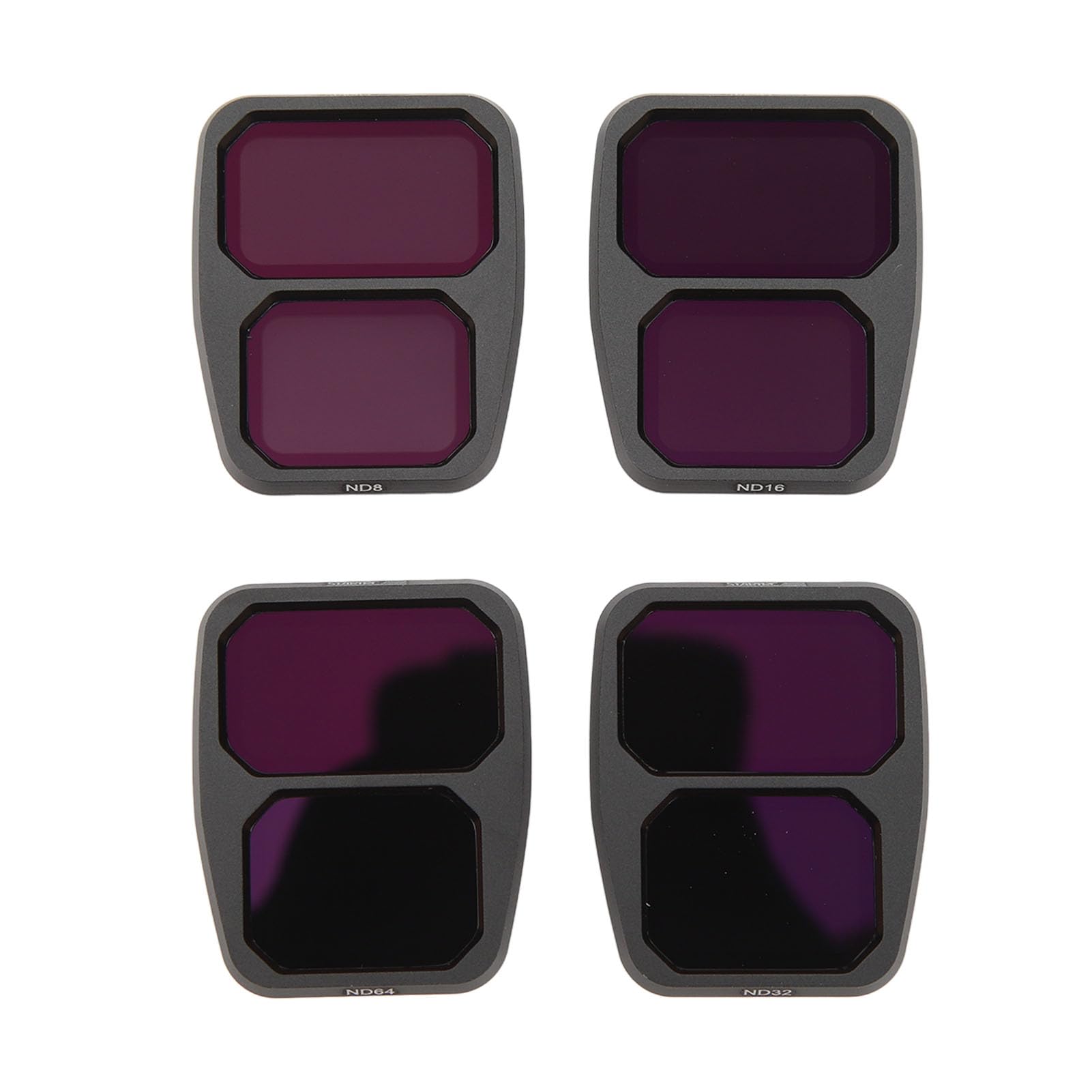 Filtro ND para cámara de dron, juego de filtros de lente de dron de vidrio óptico HD, revestimiento multicapa con caja de almacenamiento para fotografía al aire