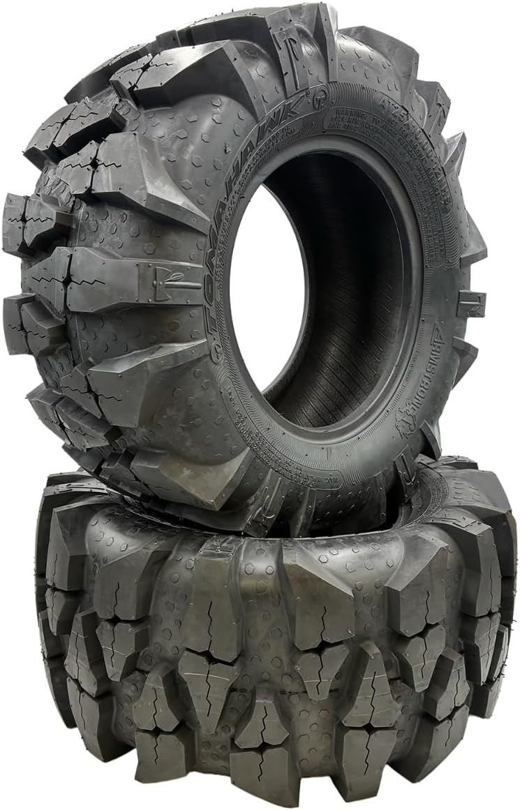 Set of 2-25x10.00-12 6 Ply ATV Tire