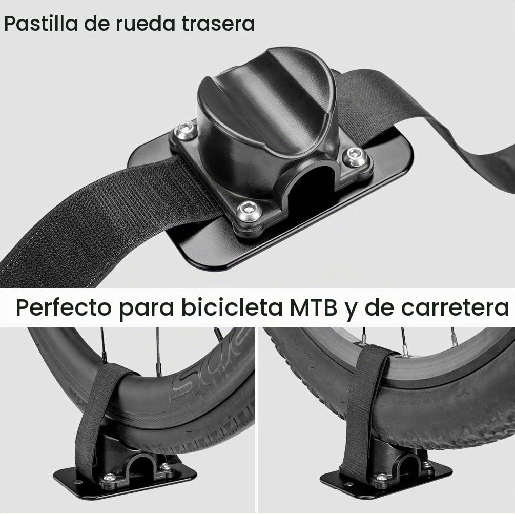 ROCKBROS Portabicicletas Techo para Coche Baca Soporte para Bicicleta MTB Carretera Liberación Rápida
