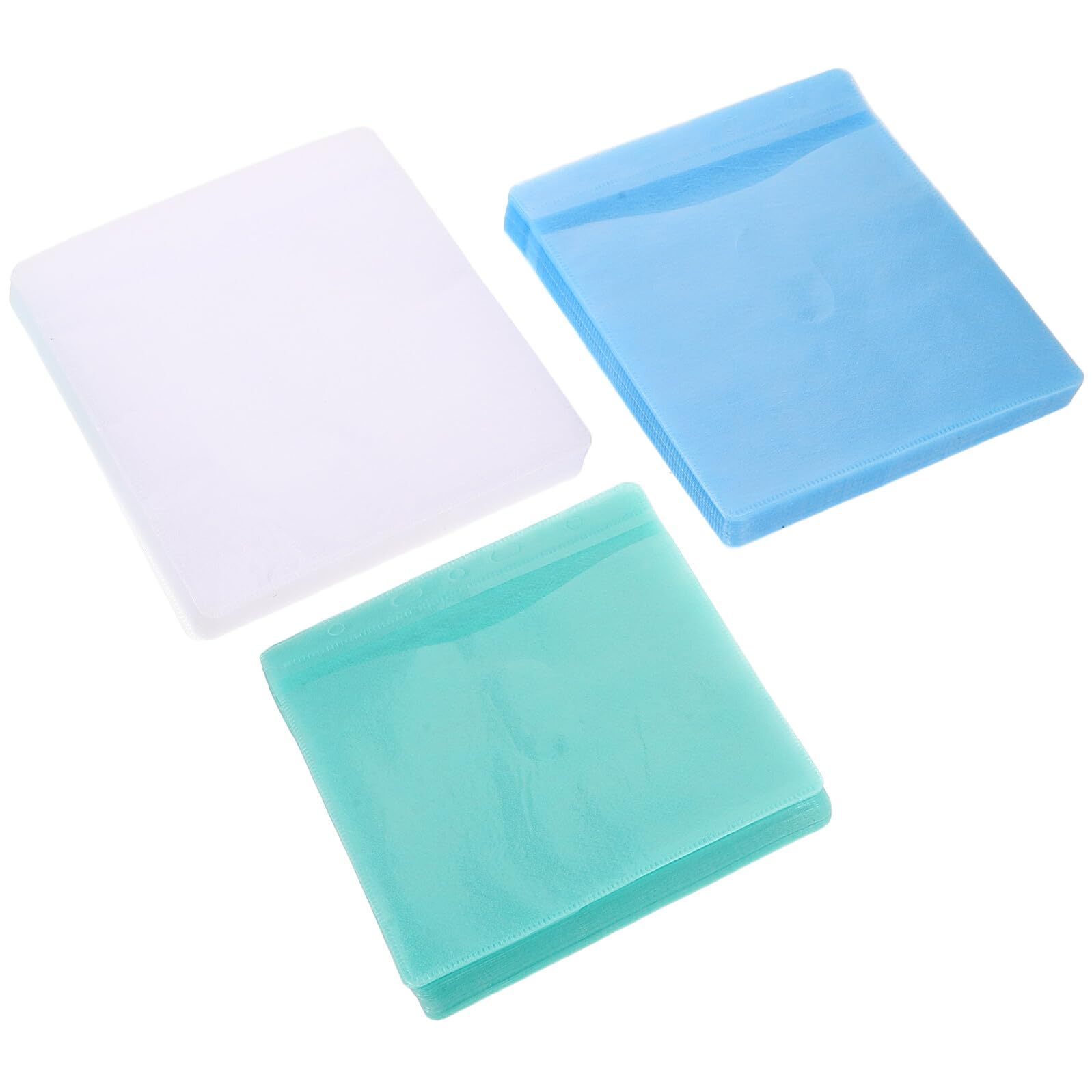VALICLUD 600 Pezzi Custodie CD in Plastica PP Spesse Trasparenti Buste Protettive per CD Dvd Manicotti Resistenti per Conservazione Personale e Professionale