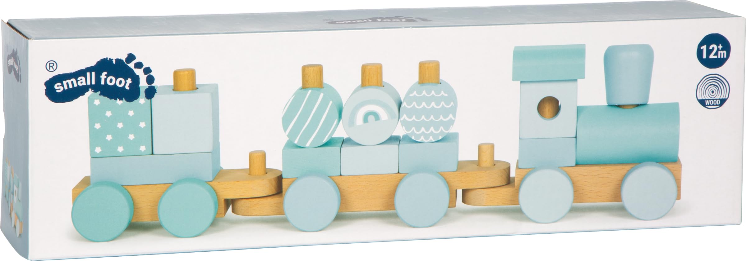 Small Foot Holz Schiebeauto Rosa - 2-in-1 Greifling Für Babys Ab 6 Monaten