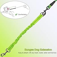 Vista 6 de BTINESFUL Cuerda de amarre para perro de 30 pies + extensión de correa elástica para perro