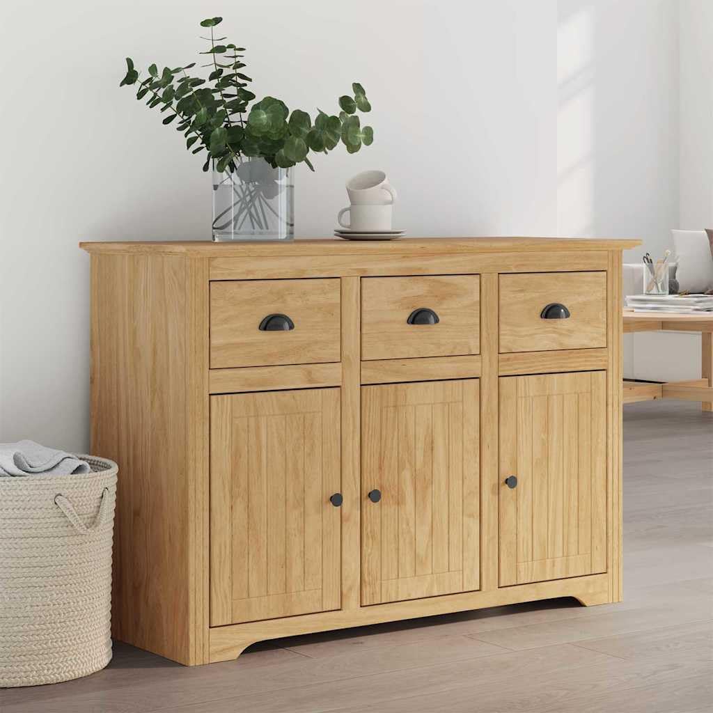 Aparador de salón BODO marrón miel para crear un ambiente acogedor y ordenado en el pasillo