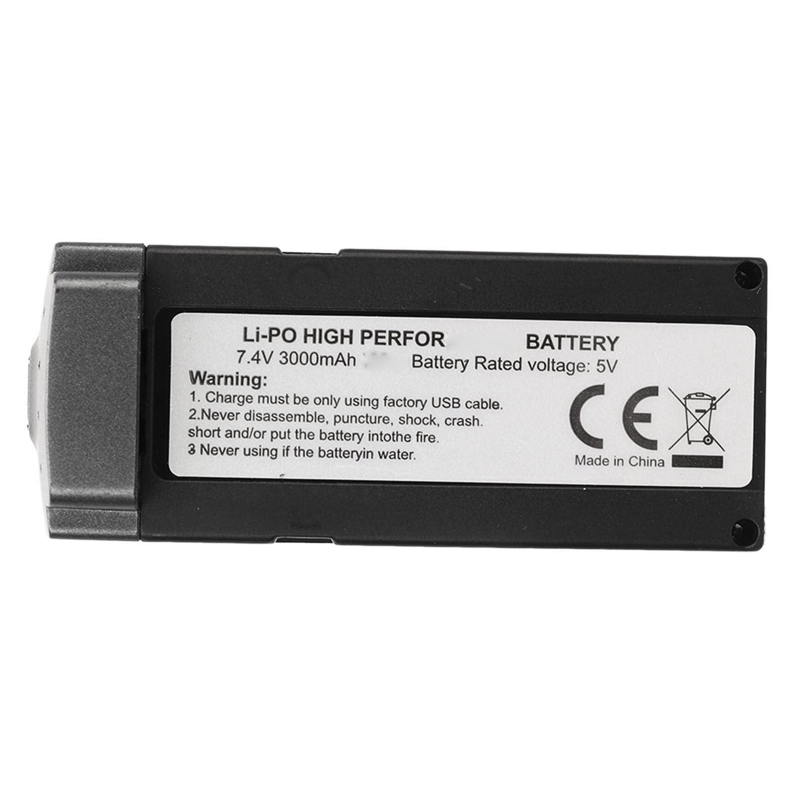 Ochrona baterii drona przed przeładowaniem Ochrona przed zwarciem Bateria litowa drona 7,4 V 3000 mah dla LYERC L600