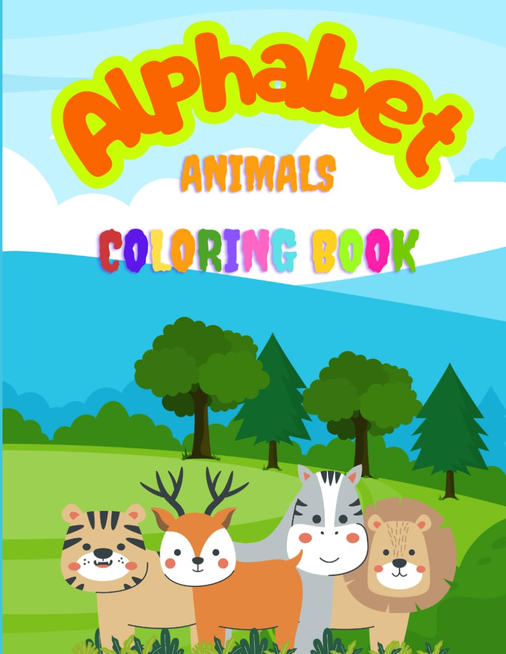 My First ABC Animal Coloring Book: A simple and fun coloring book that helps kids learn the alphabet through cute animal illustrations. Perfect for early learners!
