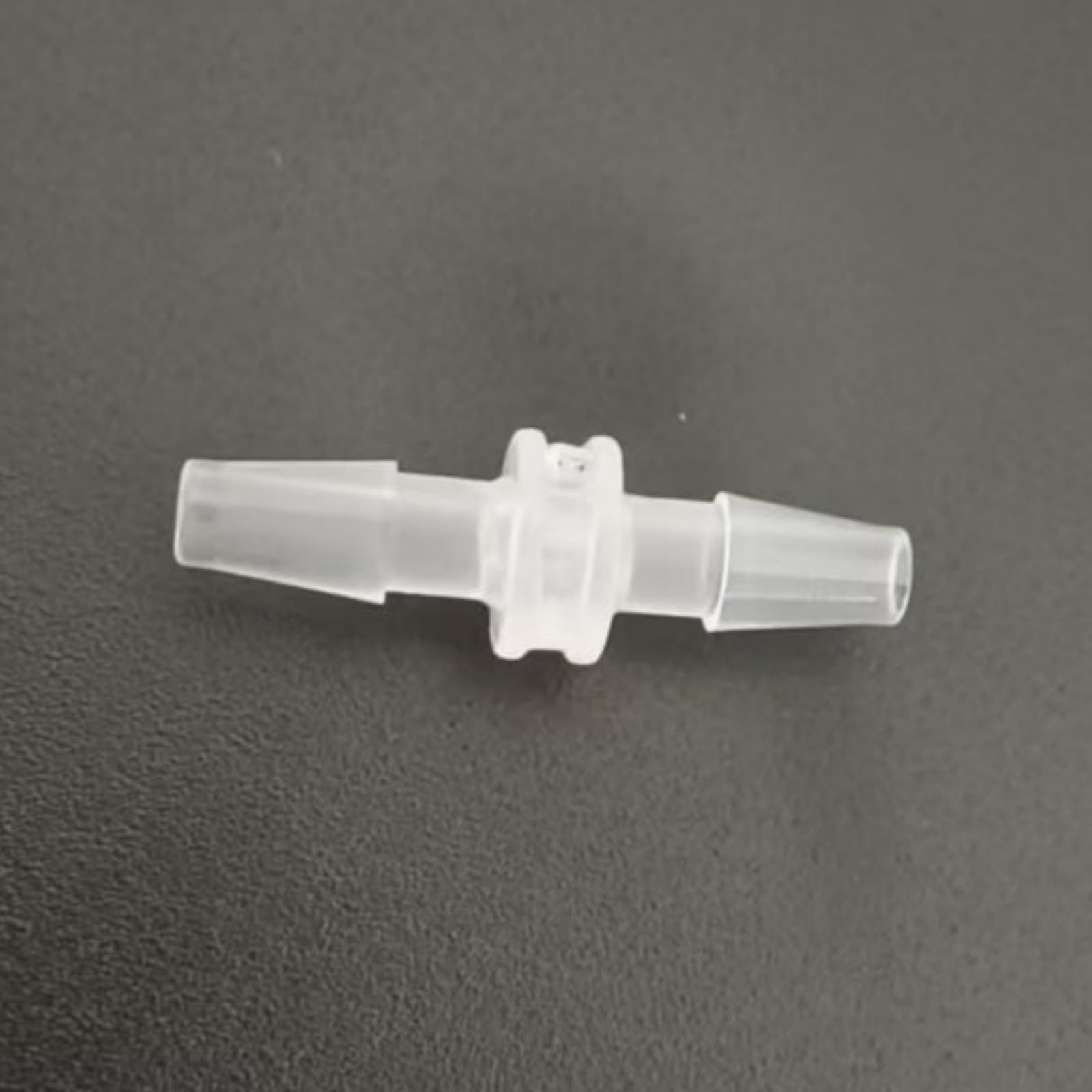 Paquete de 50 accesorios de púas rectos iguales de plástico PP transparente for maquinaria de laboratorio y alimentos - Conectores de manguera duraderos(3.2mm 1/8inch)