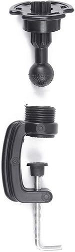 Miniatura 8 de EERYA Paquete de 2 soportes de abrazadera para peluca de cosmetología, maniquí de entrenamiento, cabeza de maniquí de peluca, cabeza de maniquí