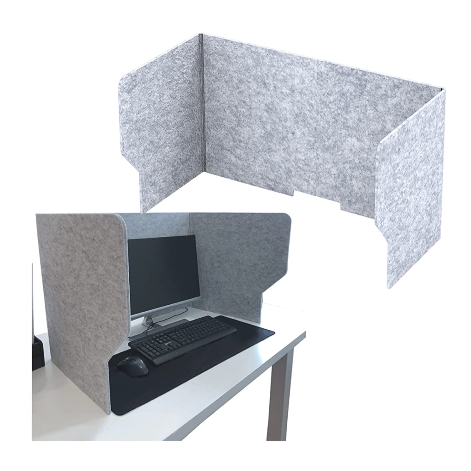 HJYCLFAZU Acoustic Desk Divider Noise Reduction Partition Portable Freestanding Privacy Screen for Classroom & Office Foldable Nieschutz Separator Soundproofing Solution