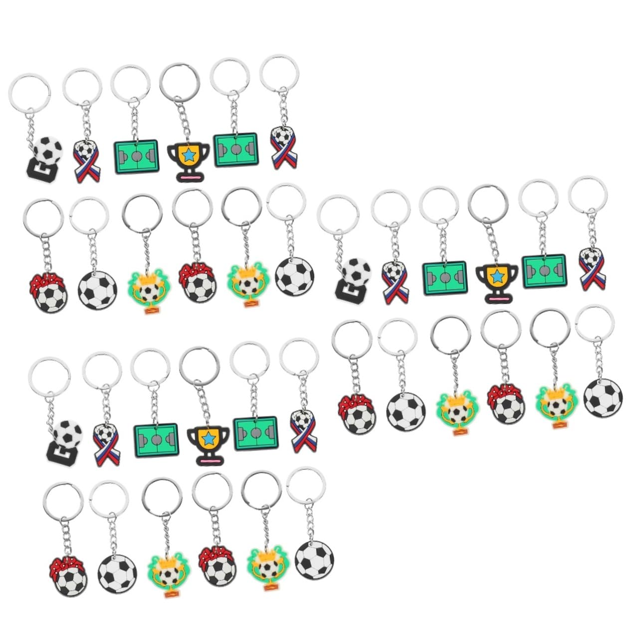 Yardwe Llavero Pelota Deportiva Colgante Fútbol Llavero De Futbol Novedad De Fútbol De Aficionados Deporte Colgantes De Hierro