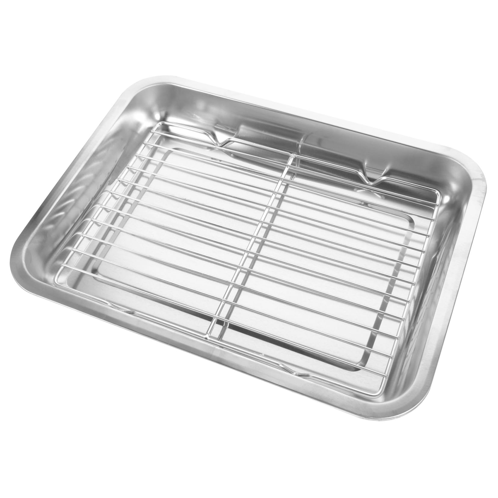 Plateau repas en acier inoxydable anti-aliments ramollis