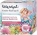 Produktbild tetesept KIDS Badeüberraschung Kleine Badenixe  Sprudelnde Badekugel mit Meerestier-Sammelfigur  Rosa Sprudelspaß und hautpflegende Rezeptur  1 x 140 g