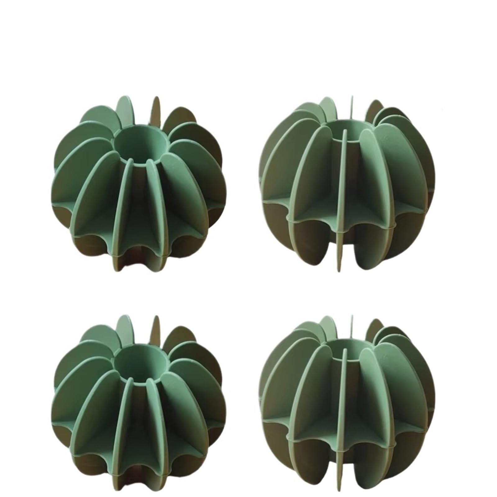 Shungong Reusable Washing Balls - 4 Pack Non-Twist Tangle-Free Laundry Balls For Delicate Clothes, Color Safe Washer Helper