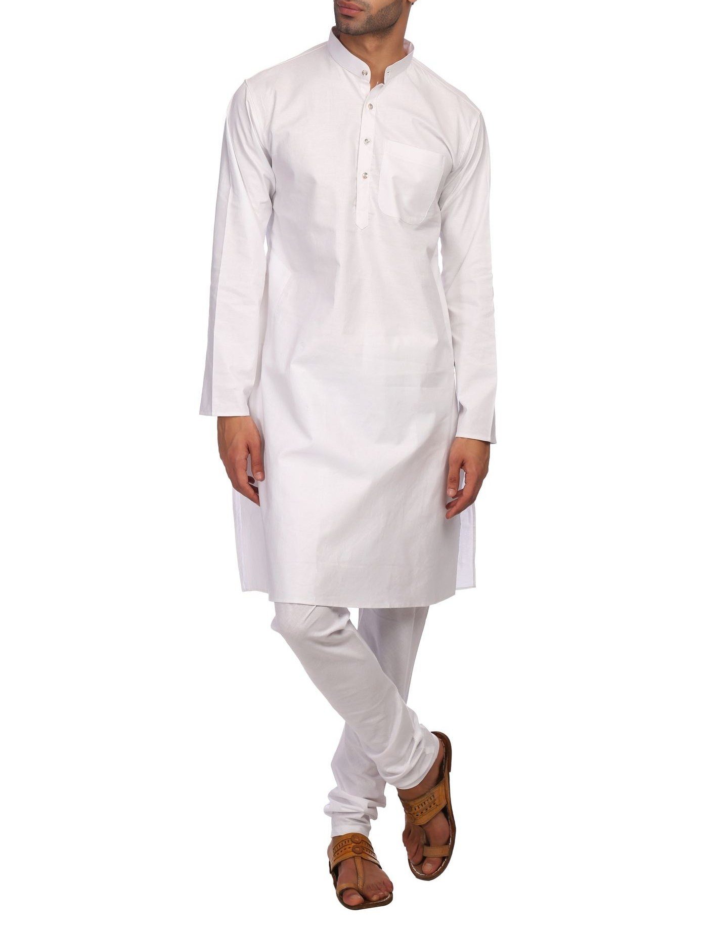 WINTAGE Men's 100% Cotton Tailored Fit Party/Festive Indian Kurta Pajama Pyjama Sleep Sets