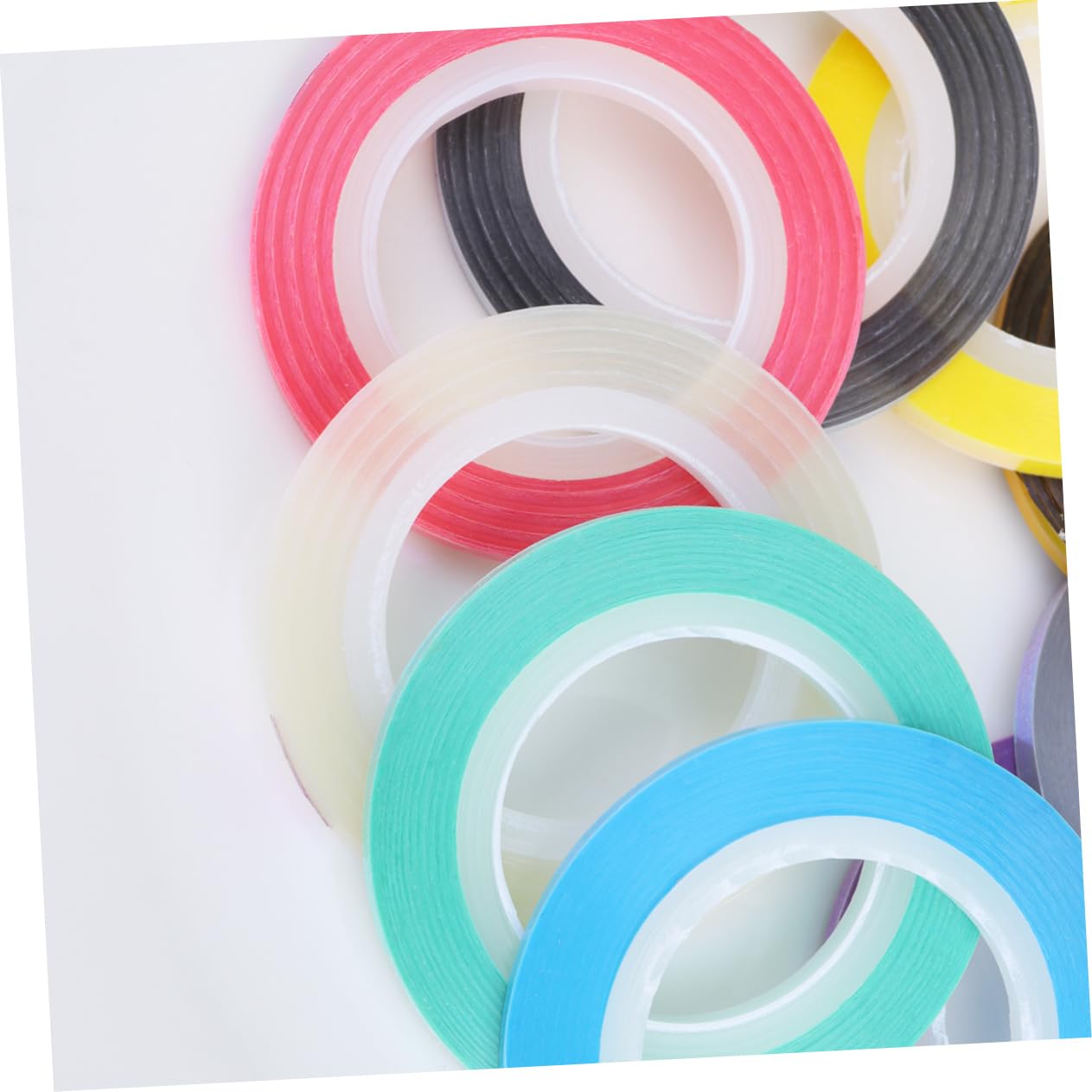 27pcs DIY Nail Art Striping Tape Set Adhesive Line Stickers for Creative Manicure Designs Easy to Apply Durable Nail Decorations
