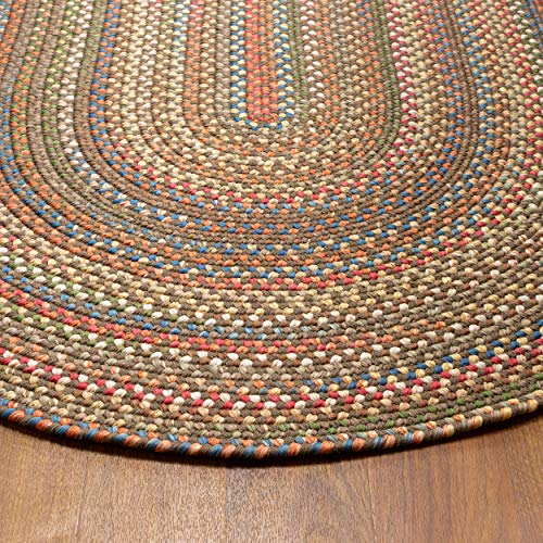 Tapete Trenzado Ovalado 4' x 6' Super Area Rugs miniatura 6