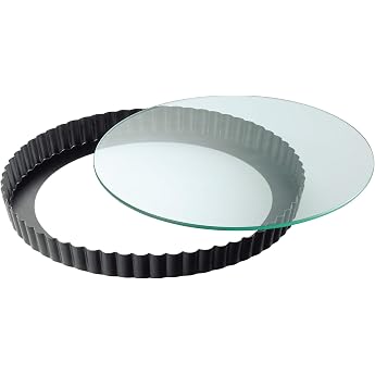 Kaiser 622040 Quicheform mit Glasboden 28 cm