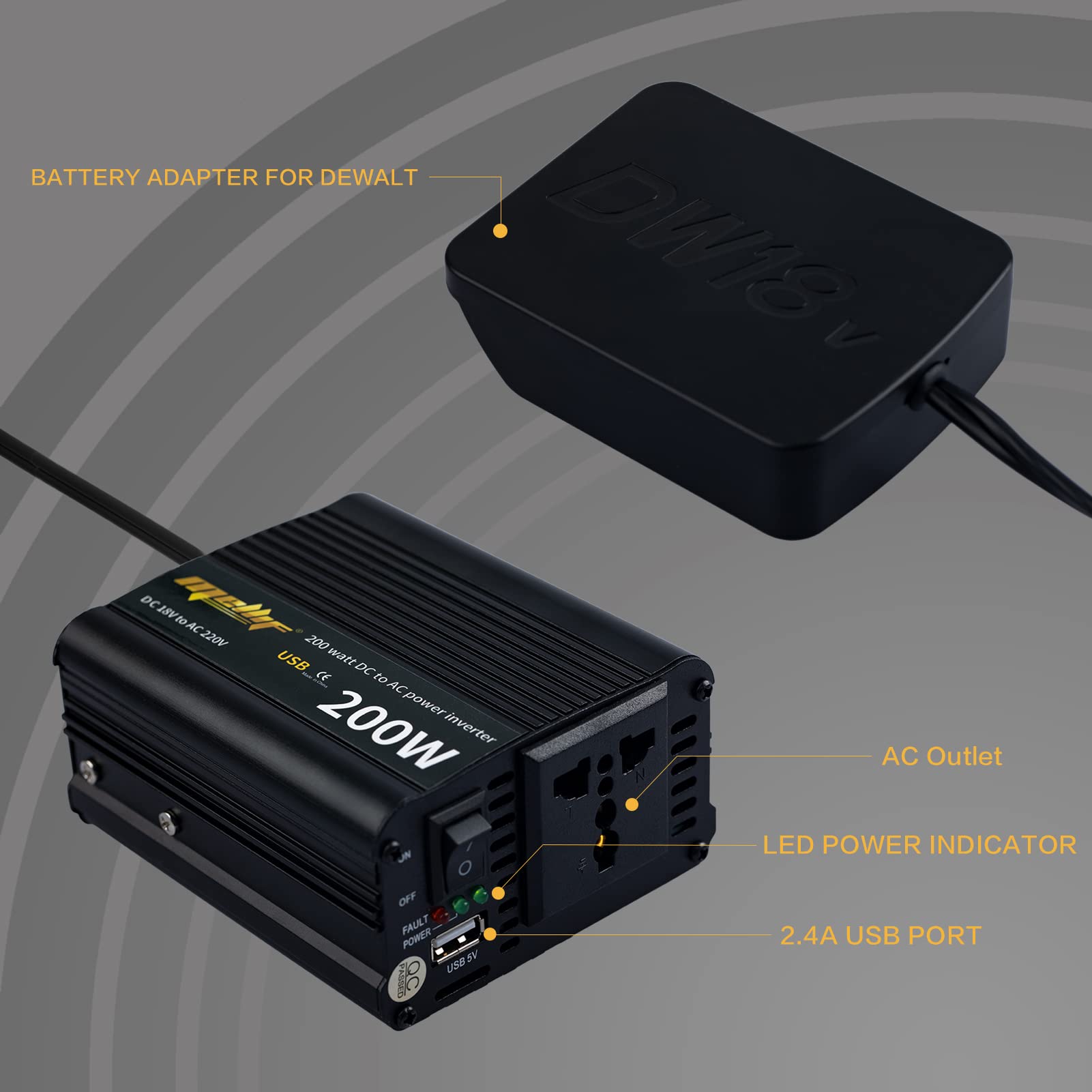 Buy Portable Power Station for Dewalt 18v xr 20v max Lithium Battery