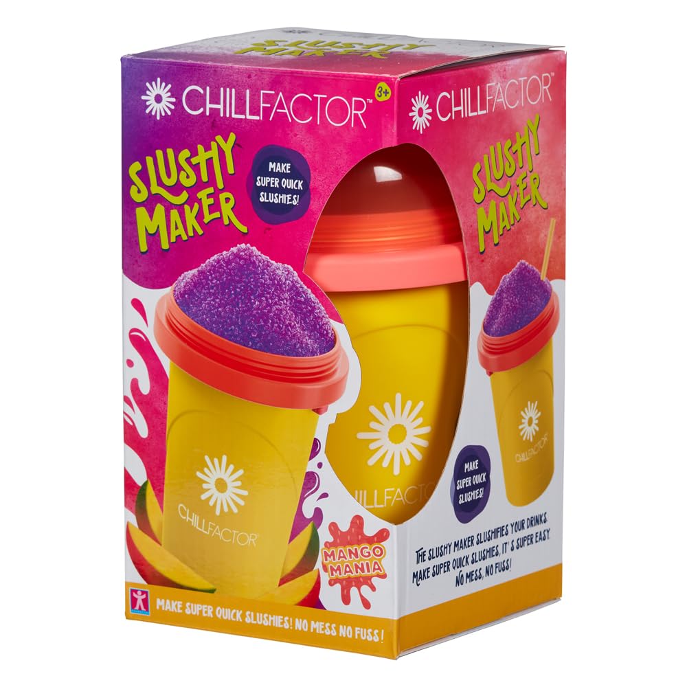 Chillfactor CO07950 Frutta della Passione: Macchina di Granizzazione con Bicchiere Riutilizzabile e Cannuccia Inclusa, Bandai