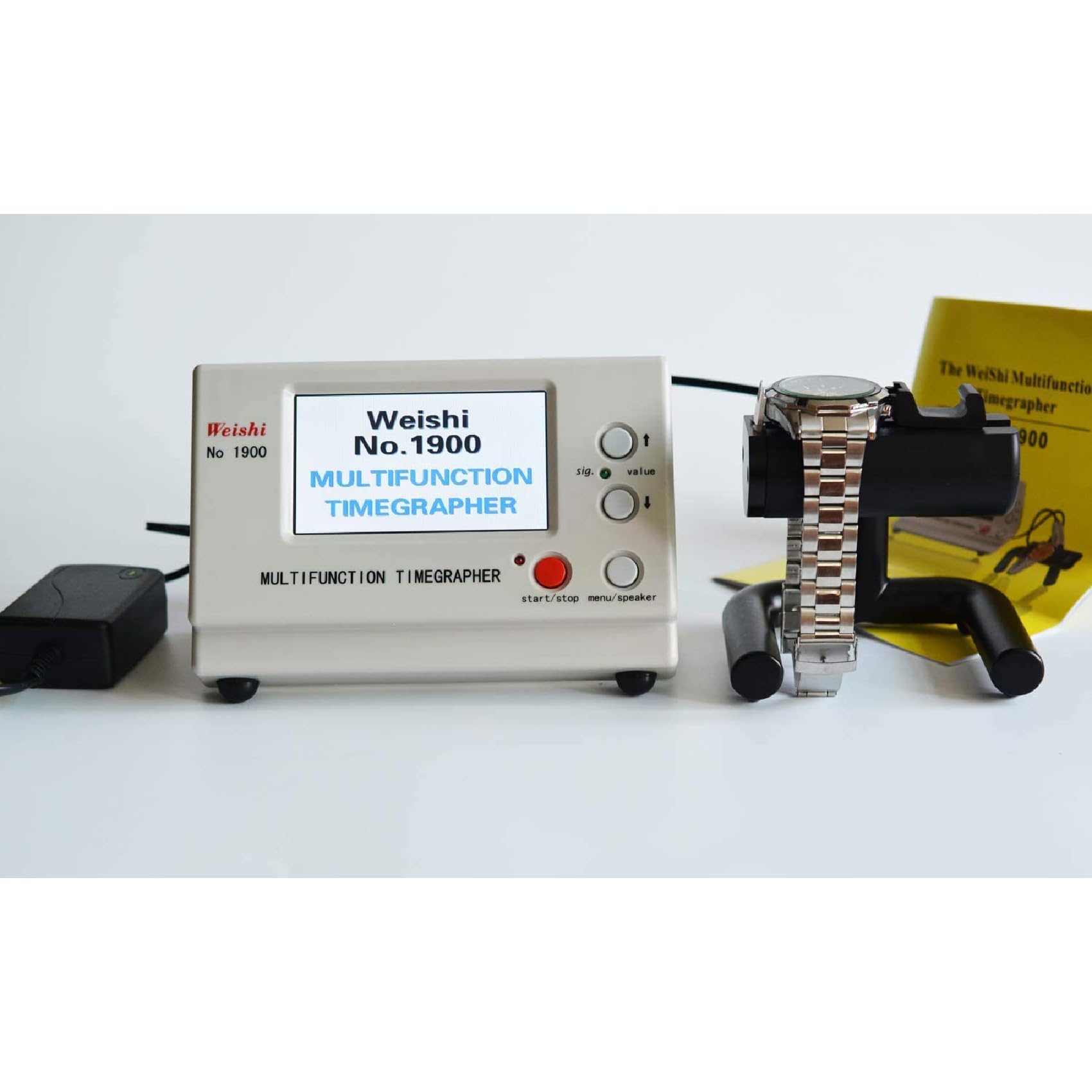 Uhrenwerkzeug, Multifunktions-Zeitwaage, LCD-Bildschirm Nr. 1900, koaxialer MTG-Uhrentester, Zeitmessmaschinen für mechanische Uhren, Armbanduhren