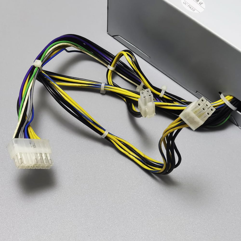 Fuente de alimentación Compatible 450W FSP450-50ETN DPS-450DP 36000506 36200619 54Y8899 para Lenovo M8400T M8500T Q77 B75 H81 E31 E32 14pin+4pin, graphics card 6-pin, Computadora de Escritorio