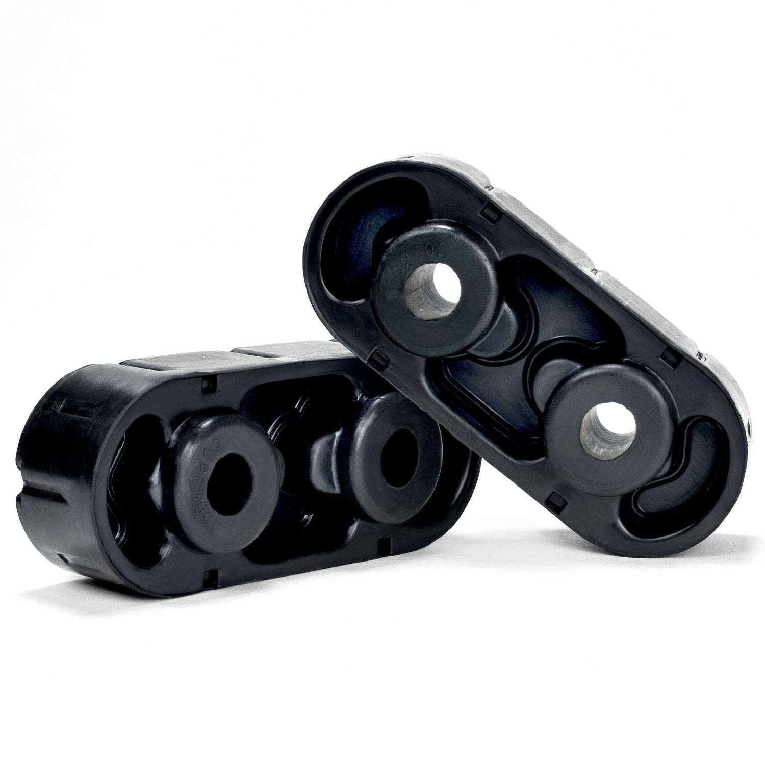 2Pcs Adjustable EPDM 4 Hole Exhaust Hanger Car Gadget - 12mm Hole (4.27x 1.74 X 0.8inch) Shock Absorb Bushing Muffler Insulator Bracket Universal Fit Car Truck SUV - View #11