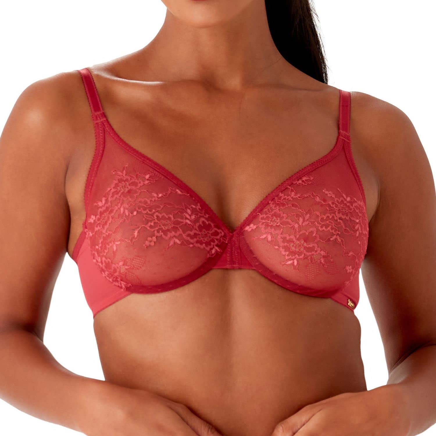 Gossard Women's Raspbery Blush Glossies Lace Bra Raspberry Blush 32C