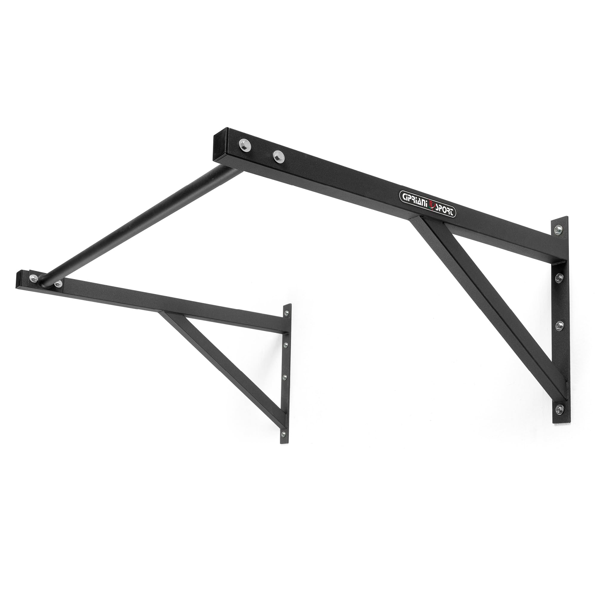 Cipriani sport - Barra Trazioni a Muro Gym Wall Bars -Kit di Fissaggio incluso | Professionale per Muscle Up, Pull Up - per Calisthenics, Bodybuilding - Robusta e Sicura