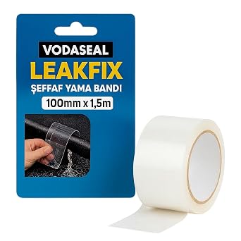 Vodaseal Leakfix Patch Tape, Transparent, 100mmx1.5m