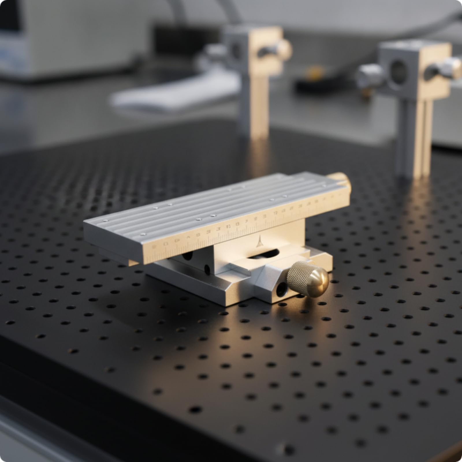 Harilla Manuelle Linearschiene Kreuzschlitten Schiebetisch Positioniertisch mit Aluminiumlegierung Plan Gefräster Oberfläche Und Mehrlochbefestigung Präzise