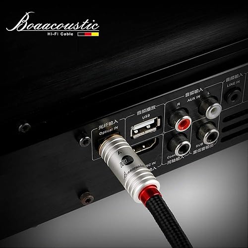 Miniatura 7 de JIB Cable de audio óptico de fibra óptica boaacoustic HiFi, cable Toslink macho a macho (SPDIF) - 3 pies3.3 ft