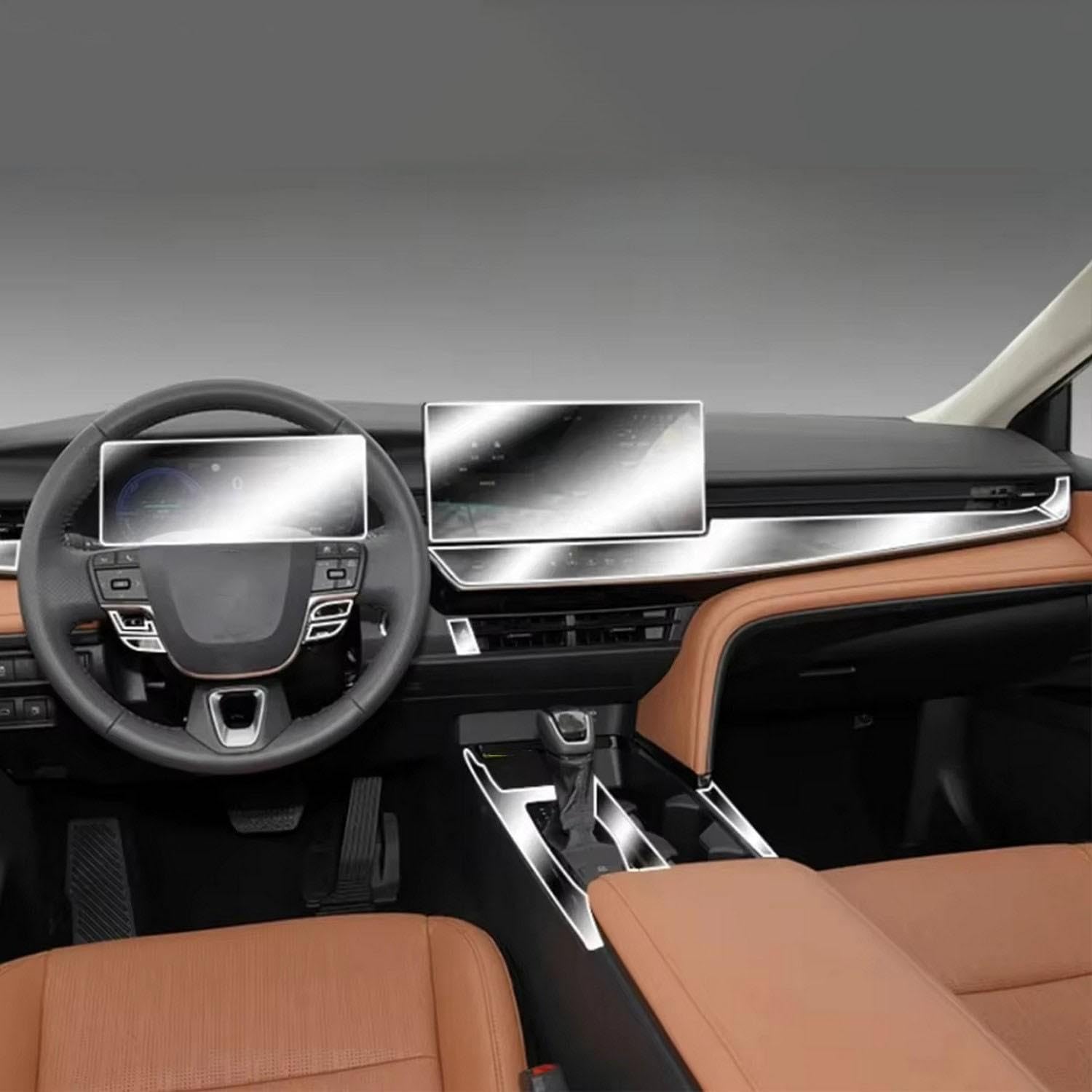 Film protection intérieur Toyota Camry 2024 2025 TPU transparent