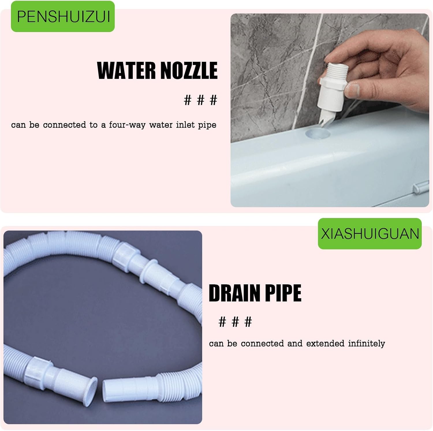 Commercial Waterless Urinals for Men with Cover, Durable Plastic Wall-Mounted Mens Urinal, Portable and Easy-Clean Solution for Bathroom, Garage, Dorm, Outdoor Events(White)