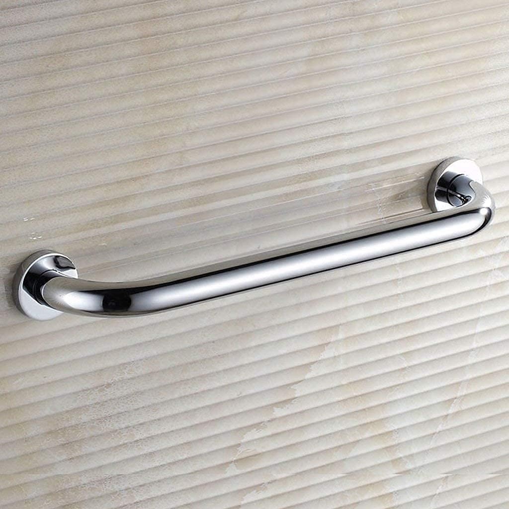 Barra di sostegno antiscivolo per bagno, 42 cm, in ottone cromato, barra di sicurezza per anziani, supporto durevole, strumento di assistenza per anziani, finitura dorata